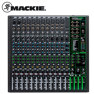 Mackie ProFX16v3 專業類比混音機-GigFX效果引擎/原廠公司貨