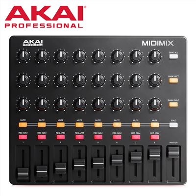 AKAI MIDIMIX 便攜式高效能混音器-USB MIDI混音控制器/原廠公司貨