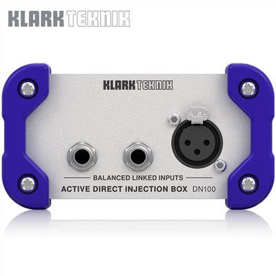 KLARK TEKNIK DN100 V2 音效器-Active DIBOX 主動式 DI 訊號轉換盒-原廠公司貨