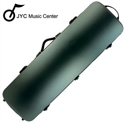 JYC Music 嚴選JV-6001磨砂系列小提琴四方盒-磨砂綠/具備軟墊懸掛系統/具備溼度計/原廠公司貨