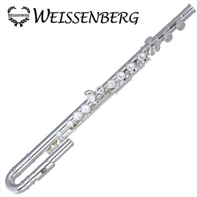 WEISSENBERG 宇宙系列408CF兒童標準U型長笛C調-白銅鍍銀/曲列式閉孔+E鍵/原廠公司貨（預）