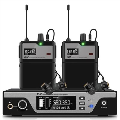 JYC Music嚴選FR-102專業耳返監聽系統-1對2專屬台灣頻率/樂手無線監聽系統/原廠公司貨