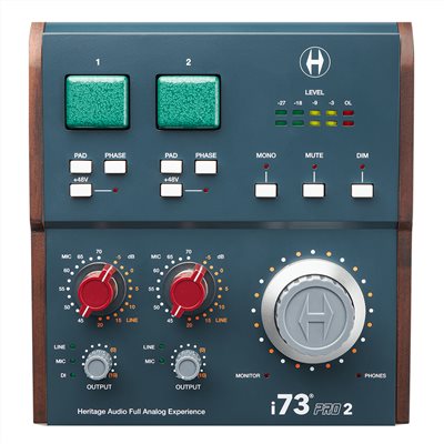 Heritage Audio i73 Pro 2 USB-C Interface 錄音介面/監聽混音器