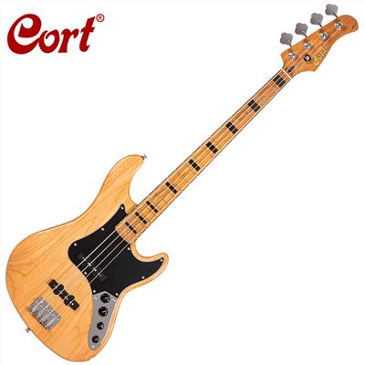CORT GB64JJ 新款復古現代版貝斯吉他/GB系列-Natural經典原木色/原廠公司貨