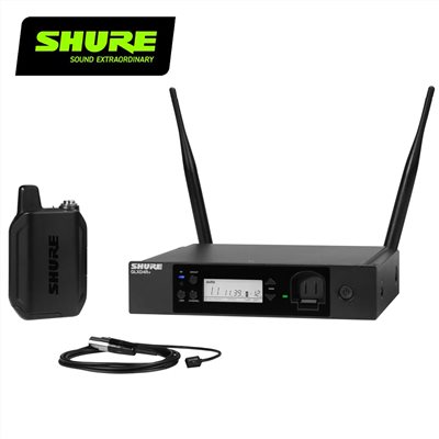 SHURE GLXD14R+/93 配備 WL93領夾式數位無線機架系統-採訪/演講/收音均適用-原廠公司貨