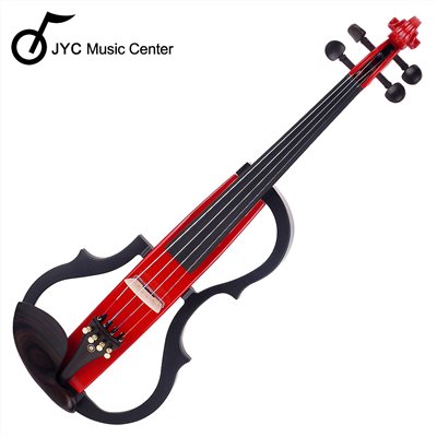 JYC Musuc嚴選SV-100 plus豪華版靜音提琴-進階款拾音/紅色/雙輸出/三段EQ/原廠六好禮/原廠公司貨