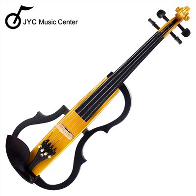JYC Musuc嚴選SV-100 plus豪華版靜音提琴-進階款拾音/黃色/雙輸出/三段EQ/原廠六好禮/原廠公司貨