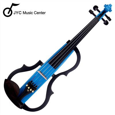 JYC Musuc嚴選SV-100 plus豪華版靜音提琴-進階款拾音/藍色/雙輸出/三段EQ/原廠六好禮/原廠公司貨