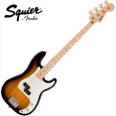 Fender Squier Sonic Precision Bass WPG MN 2TS 電貝斯-經典漸層/分離式單線圈拾音器/加贈5好禮/原廠公司貨