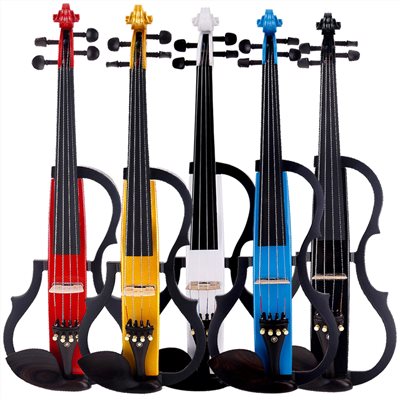 JYC Musuc嚴選SV-100 plus豪華版靜音提琴-進階款拾音器/5色任選/雙輸出/三段EQ/原廠六好禮/原廠公司貨