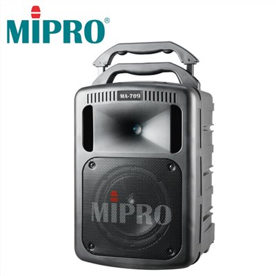 MIPRO MA-709 豪華型手提式無線擴音機/內建藍牙/驅動雙音路喇叭系統-原廠公司貨