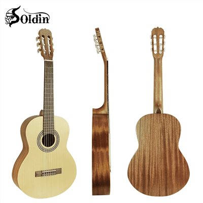 Soldin SC-3632 雲杉面板/桃花芯古典吉他/平光原木色-加贈破千元好禮