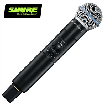SHURE SLXD2/B58 手持無線麥克風-適用於 SLX-D 數位無線麥克風系統/原廠公司貨