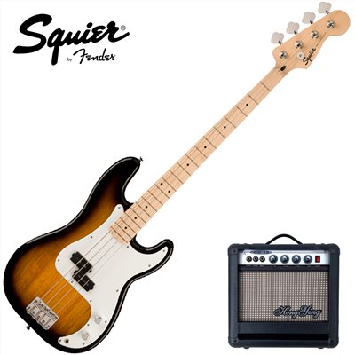 Fender Squier Sonic Precision Bass WPG MN 2TS 電貝斯套裝組-附贈六大好禮市價超過49XX / 經典漸層 / 原廠公司貨