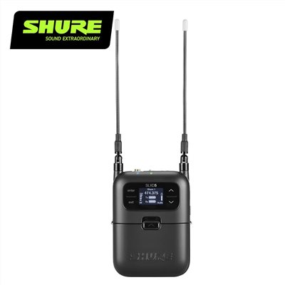 SHURE SLXD5 單通道便攜式數位無線接收器-適合攝影機使用/原廠公司貨