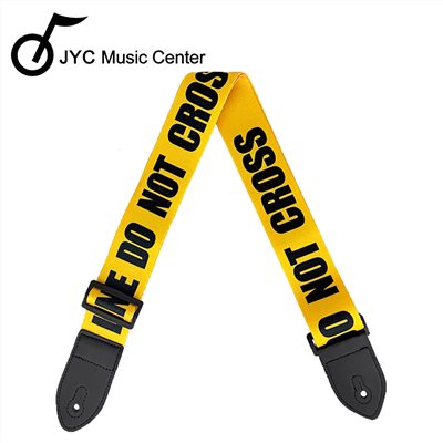 JYC Music 嚴選木吉他針織背帶A05-黃色封鎖線款/加贈三好禮/原廠公司貨