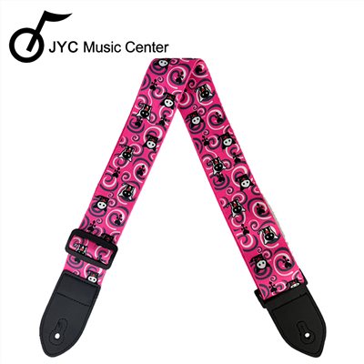JYC Music 嚴選木吉他針織背帶A01-經典粉紅貓/加贈三好禮/原廠公司貨