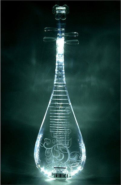 JYC Music最新款 SJ-1E水晶琵琶-職業演出可肩背/具備6.3輸出抗噪低雜訊/高亮度LED光源/三段EQ控制/手工製作/客製款限量預購