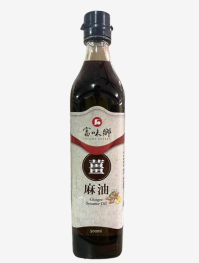 富味鄉薑麻油500 ml，純黑麻油 × 老薑原萃 × 溫補滋養的經典風味，台南高雄屏東快速配送