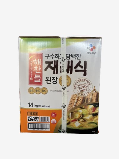 CJ味噌醬14公斤裝/桶，大豆發酵、無動物添加，鹹香發酵味明顯，台南高雄屏東快速配送