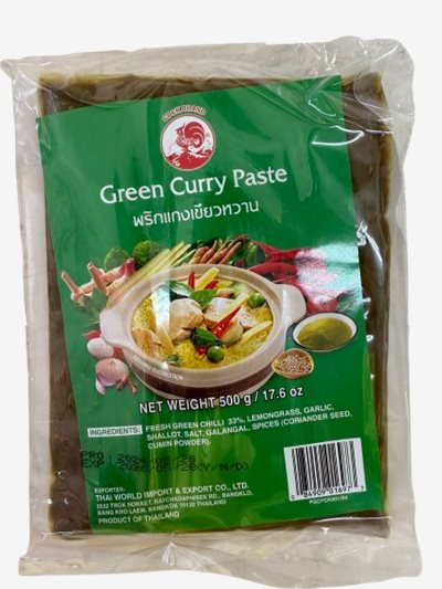COCK綠咖哩500克/包，純正原料、不含人工調味劑與防腐劑，保留傳統香料鮮味，台南高雄屏東快速配送