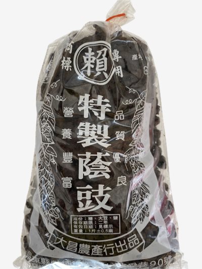 蔭豆豉600克/包，常見於粤式、川式與閩南料理風格，傳統釀造風味，家常料理必備調味寶，台南高雄屏東快速配送