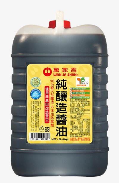 萬家香純釀造醬油6kg，傳統天然釀造風味濃郁、色澤紅潤、餐飲業大桶裝首選，台南高雄屏東快速配送