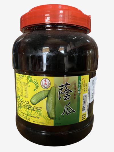 文鴻蔭瓜2.2公斤，越瓜與蔭油自然發酵製成的古早醬菜，台南高雄屏東快速配送