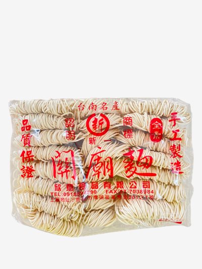 關廟麵 1.5 公斤，大容量家庭/餐飲裝，日曬工法造就金黃Q彈口感，湯麵、乾拌、炒麵百搭，無防腐劑，安心美味。 台南、高雄、屏東皆可快速配送#高雄 關面廟 批發