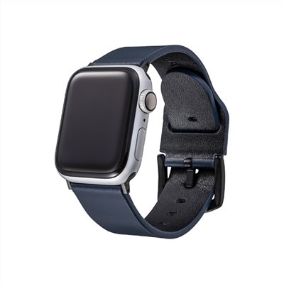 GRAMAS Apple Watch 38/40/41/42mm 義大利真皮錶帶-藍