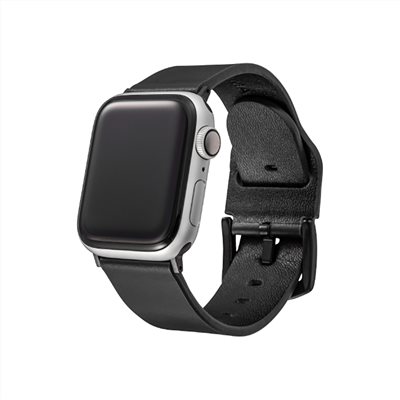 GRAMAS Apple Watch 38/40/41/42mm 義大利真皮錶帶-黑