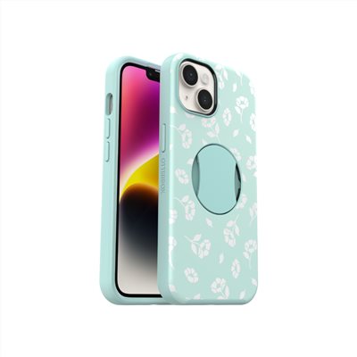 OtterBox iPhone 14 OtterGrip Symmetry炫彩幾何隱形支架保護殼-幻彩 (支援MagSafe)