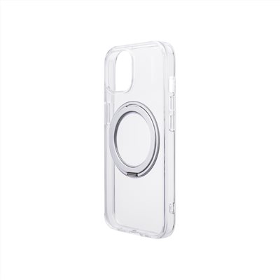Gramas iPhone 15 / 16e 6.1吋 Mag-O 支架磁吸透明保護殼 (透明)
