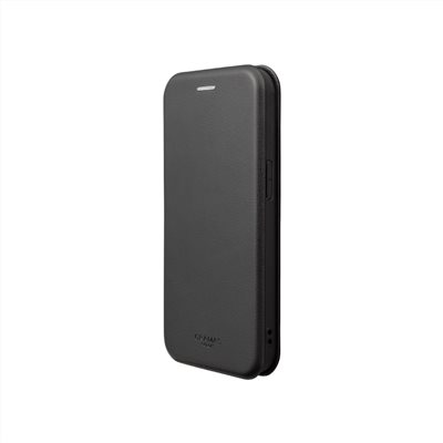 Gramas iPhone 15 Pro 6.1吋 EURO 職匠工藝 掀蓋式皮套 (黑)