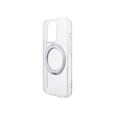 Gramas iPhone 15 Pro 6.1吋 Mag-O 支架磁吸透明保護殼 (透明)