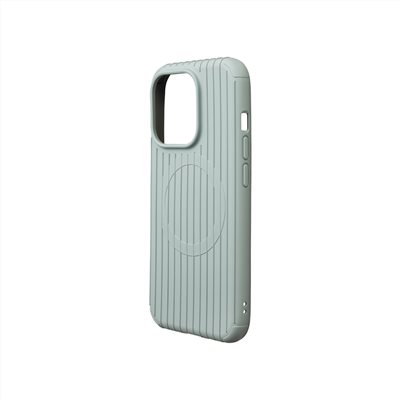 Gramas iPhone 15 Pro 6.1吋 Rib 磁吸防摔經典手機殼 (藍)