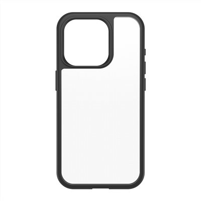 OtterBox  iPhone 15 Pro 6.1吋 React 輕透防摔殼 (黑透)
