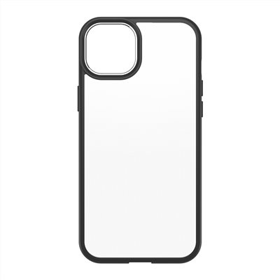 OtterBox  iPhone 15 Plus 6.7吋 React 輕透防摔殼 (黑透)