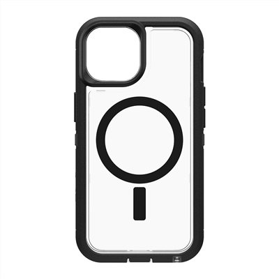 OtterBox  iPhone 15 / 14 / 13 / 16e 6.1吋 Defender XT 防禦者系列保護殼(黑透)