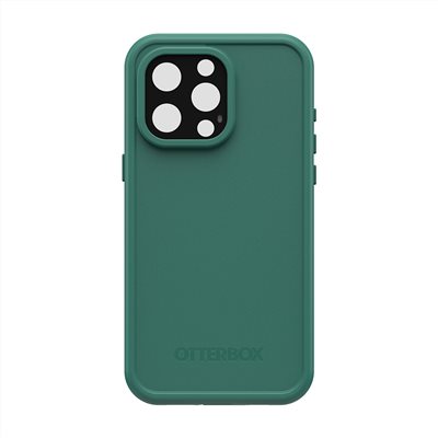 OtterBox  iPhone 15 Pro Max 6.7吋 Fre 全方位防水/雪/震/泥 保護殼-綠 (支援MagSafe)