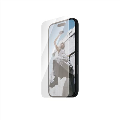 PanzerGlass iPhone 16 6.1吋 SAFE 2.5D 耐衝擊高透強化玻璃保護貼(透光性佳)
