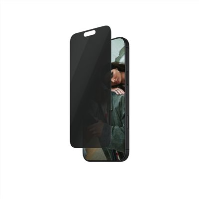 PanzerGlass iPhone 16 Pro 6.3吋 SAFE Privacy 2.5D 耐衝擊高透防窺玻璃保護貼(透光性佳)