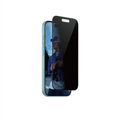 PanzerGlass iPhone 16 6.1吋 Privacy 2.5D 耐衝擊高透防窺玻璃保護貼(60%再生玻璃)