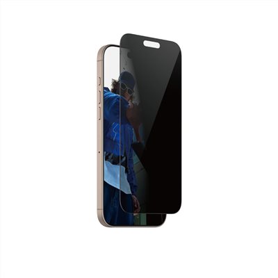 PanzerGlass iPhone 16 Pro Max 6.9吋 Privacy 2.5D 耐衝擊高透防窺玻璃保護貼(60%再生玻璃)