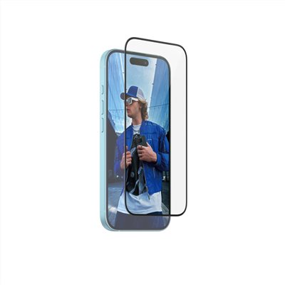 PanzerGlass iPhone 16 6.1吋 EyeCare 2.5D 耐衝擊抗反射藍光玻璃保護貼(60%再生玻璃)