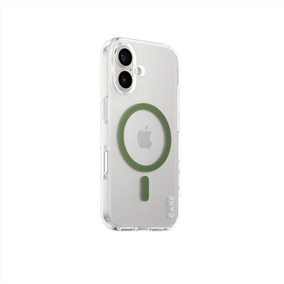PanzerGlass iPhone 16 6.1吋 Flagship 磁吸透明防摔殼(透綠)