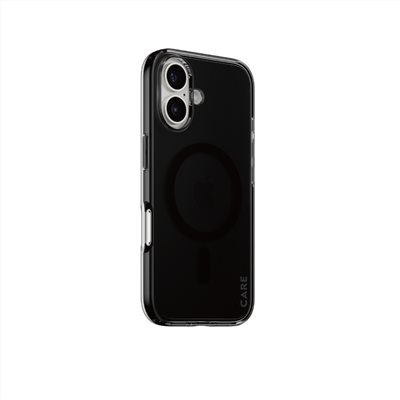 PanzerGlass iPhone 16 Plus 6.7吋 Flagship 磁吸透明防摔殼(煙燻黑)