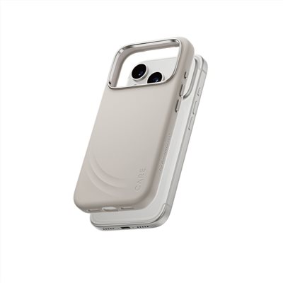 PanzerGlass iPhone 17 Pro 6.3吋 FLOW 親膚磁吸防摔殼金屬鍵款-香草
