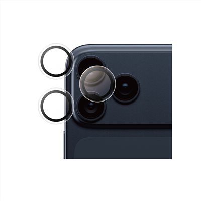 PanzerGlass iPhone 17 Pro / 17 Pro Max / 16 Pro / 16 Pro Max SAFE 高透單顆型光學玻璃鏡頭貼(單顆三入)