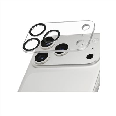 PanzerGlass iPhone 17 Pro Max 耐衝擊高透鋼化鏡頭貼(抗刮防指紋)